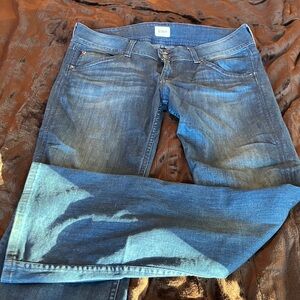 Hudson Classic Blue  wide leg Jeans for Women